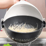 2-in-1-vegetable-cutter-drainer - Shop Online for Accessories, Home Decor and Kitchen Tools - lockandclock