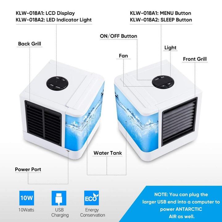 Mini Air USB Portable Conditioner Cooler lockandclock